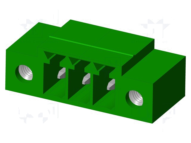 Connector: ontkoppelbare terminal strip; contact; mannelijk Connector: ontkoppelbare terminal strip; contact; mannelijk